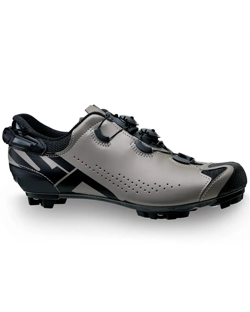 Sidi Tiger 2S Carbon SRS Men's MTB Cycling Shoes, Titanium/Black
