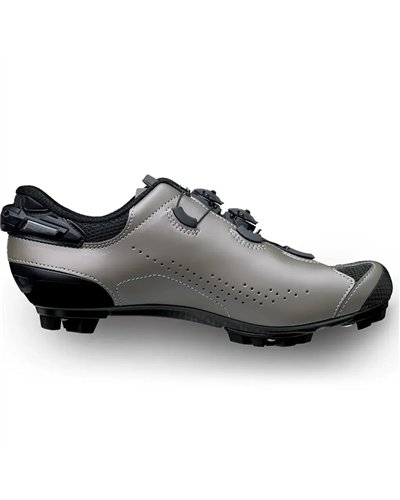 Sidi Tiger 2S Carbon SRS Men's MTB Cycling Shoes, Titanium/Black