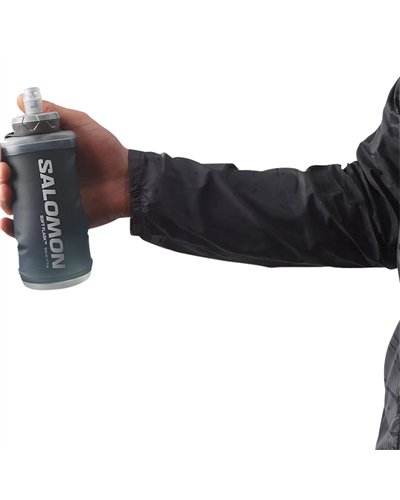 Salomon Active Handheld Idratation System with 500 ml Soft Flask, Black/Slate Grey