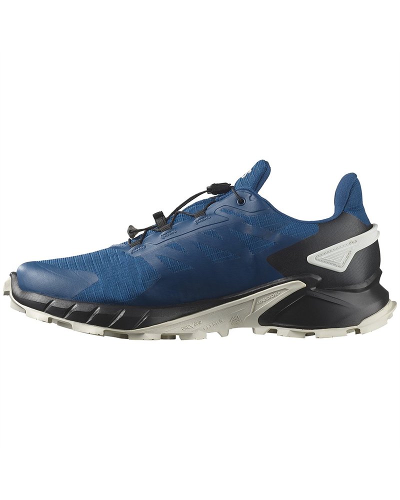 shoe salomon city cross uomo Salomon Supercross GTX Gore-Tex Men's Trail Running Shoes,  Poseidon/Black/Lunar Rock Bike Sport Adventure