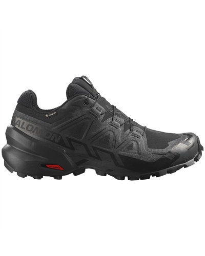 Salomon Speedcross 6 GTX Gore-Tex Women's Trail Running Shoes, Black/Black/Phantom