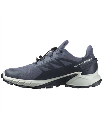 Salomon Supercross 4 GTX Gore-Tex Scarpe Trail Running Uomo, Grisaille/White/Carbon