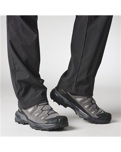 Salomon X Ultra 360 Leather GTX Gore-Tex Men's Trekking Shoes, Sharkskin/Castlerock/Kelp