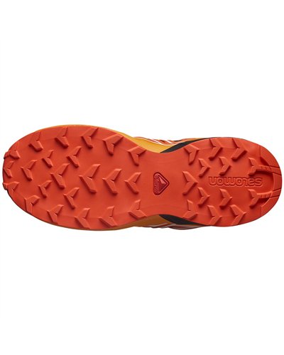 Salomon Speedcross Junior Shoes, Black/Cherry Tomato/Turmeric