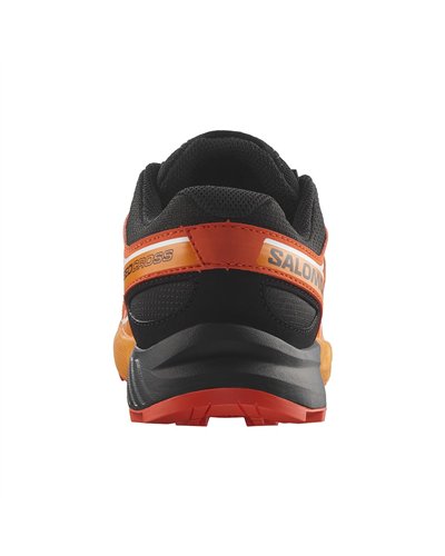 Salomon Speedcross Junior Shoes, Black/Cherry Tomato/Turmeric