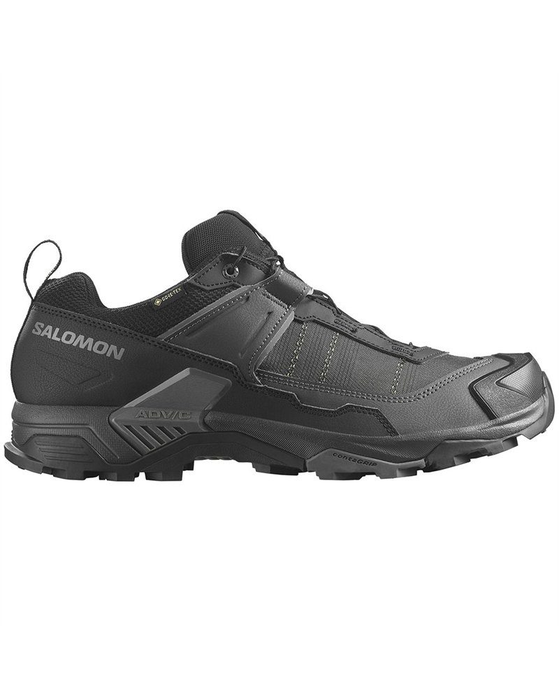 Salomon X Ultra 5 GTX Gore-Tex Men's Trekking Shoes, Black/Asphalt/Castlerock
