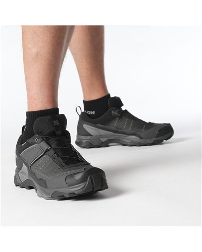 Salomon X Ultra 5 GTX Gore-Tex Men's Trekking Shoes, Black/Asphalt/Castlerock