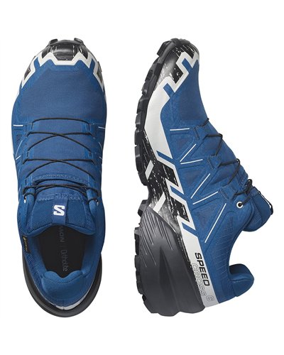 Salomon Speedcross 6 GTX Gore-Tex Scarpe Trail Running Uomo, Poseidon/Black/Lunar Rock