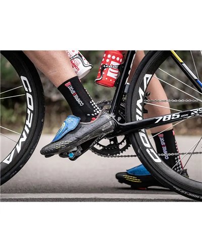 Compressport Pro Racing V3.0 Bike Compression Socks, Black/Red