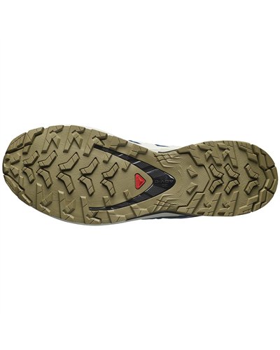 Salomon Xa Pro 3D V9 GTX Gore-Tex Men's Trail Running Shoes, Dark Blue/Icicle/Aloe
