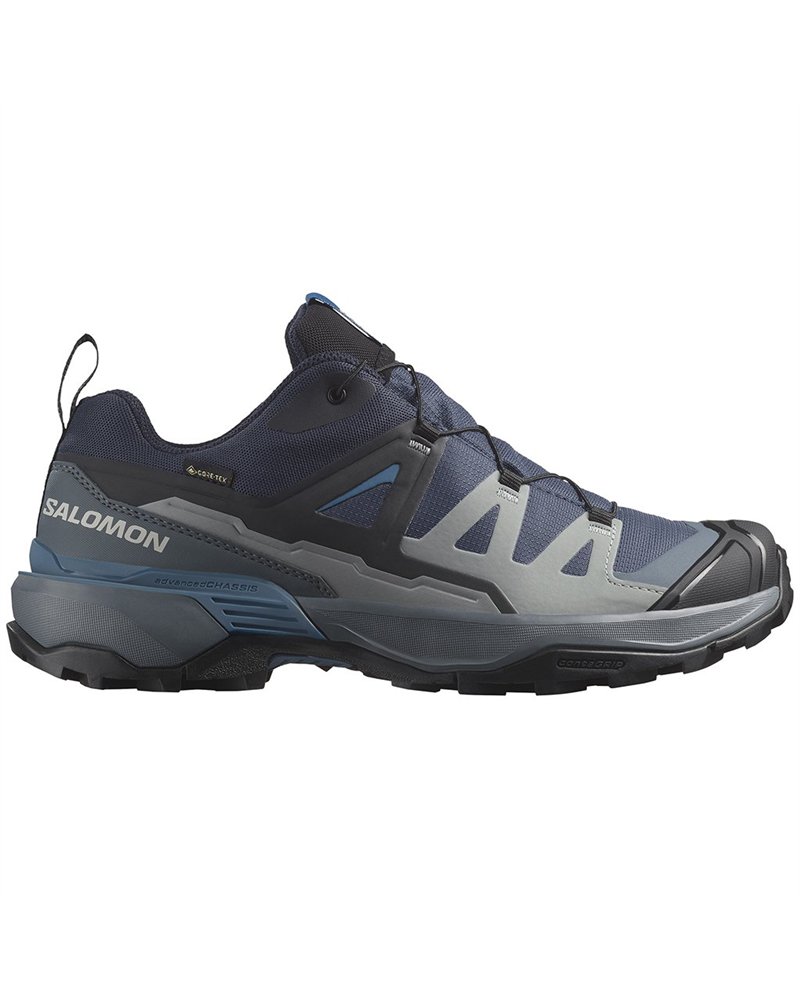 Salomon X Ultra 360 GTX Gore-Tex Men's Trekking Shoes, Blue Nights/Dark Navy/Dark Blue