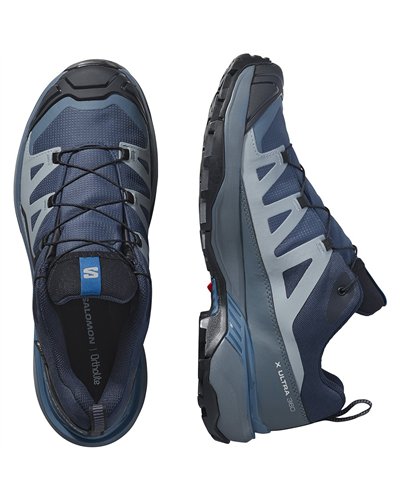 Salomon X Ultra 360 GTX Gore-Tex Men's Trekking Shoes, Blue Nights/Dark Navy/Dark Blue