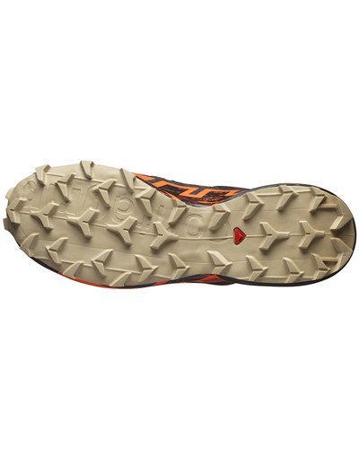 Salomon Speedcross 6 GTX Gore-Tex Scarpe Trail Running Uomo, Black/Shocking Orange/White Pepper