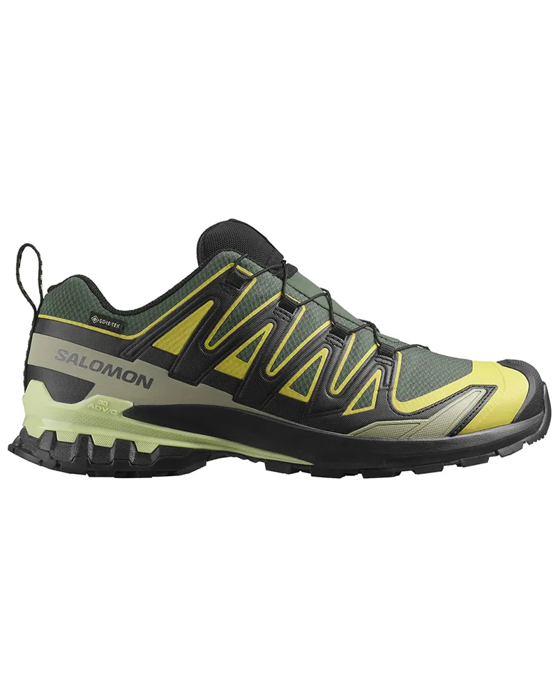 Salomon Xa Pro 3D V9 GTX Gore-Tex Men's Trail Running Shoes, Urban Chic/Black/Cress Green