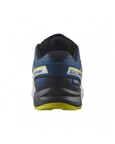 Salomon Speedcross CSWP Waterproof Junior Shoes, Dark Navy/Dark Blue/Blazing Yellow