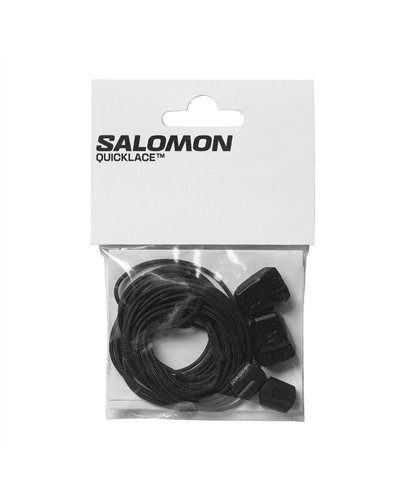 Salomon Quicklace Kit Lacci Scarpe, Black