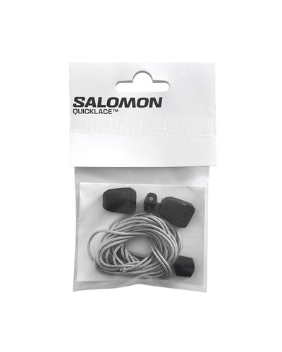 Salomon Quicklace Kit, Silver/Black