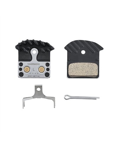 Shimano Metal Brake Pads J04C-MF Spring/Split Pin Included (1 Pair)