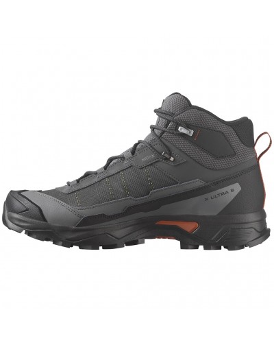 Salomon X Ultra 5 Mid GTX Gore-Tex Men's Trekking Boots, Asphalt/Castlerock/Burnt Ochre