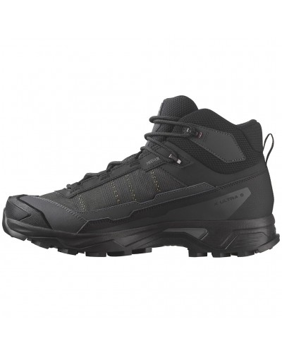 Salomon X Ultra 5 Mid GTX Gore-Tex Men's Trekking Boots, Black/Asphalt/Castlerock