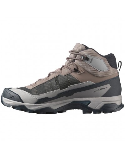 Salomon X Ultra 5 Mid GTX Gore-Tex Men's Trekking Boots, Iron/Dark Navy/Gull