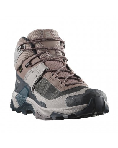 Salomon X Ultra 5 Mid GTX Gore-Tex Men's Trekking Boots, Iron/Dark Navy/Gull