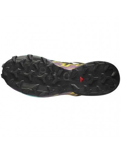 Salomon Speedcross 6 GTX Gore-Tex Men's Trail Running Shoes, Transparent Yellow/Black/Waterfall