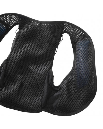 Salomon Active Skin 12 Set Hydration Running Pack/Vest, Black/Metal (2 500 ml Soft Flask Included)