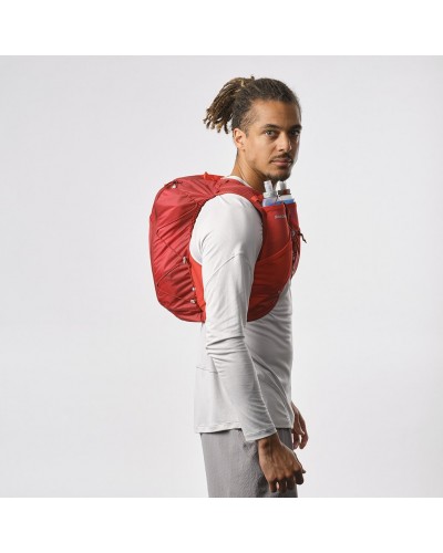 Salomon Active Skin 12 Set Hydration Running Pack/Vest, Red Dahlia/High Risk Red (2 500 ml Soft Flask Included)
