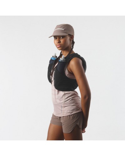 Salomon ADV Skin 5 Set Zaino Gilet Idrico Running, Black (2 Soft Flask da 500 ml Incluse)