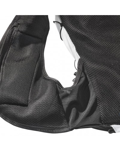 Salomon ADV Skin 12 Race Flag Set Zaino Gilet Idrico Running, Black/White (2 Soft Flask da 500 ml Incluse)