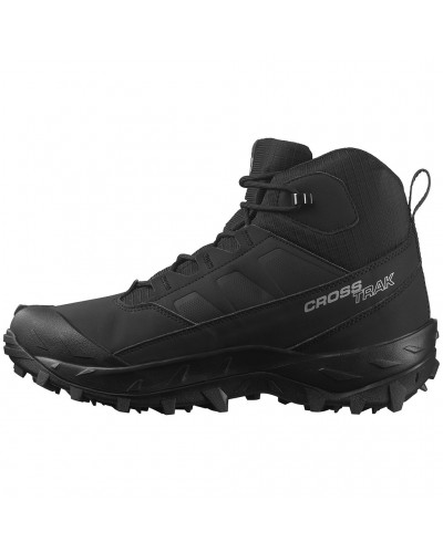 Salomon Crosstrak WP Scarponi Trekking Impermeabili Uomo, Black/Black/Asphalt