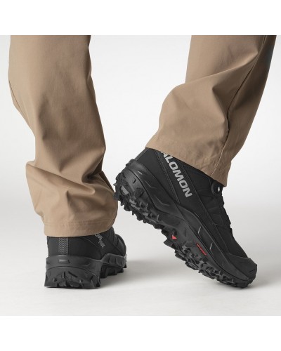 Salomon Crosstrak WP Scarponi Trekking Impermeabili Uomo, Black/Black/Asphalt