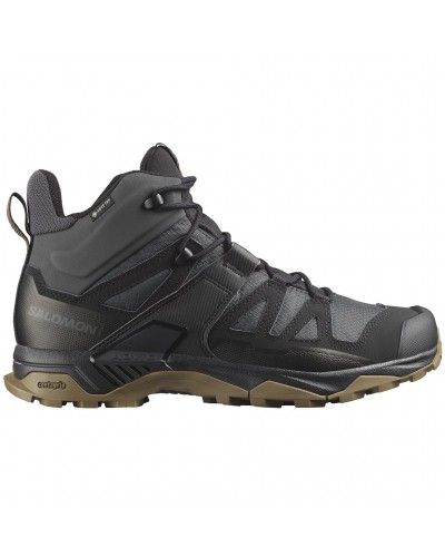 Salomon X Ultra Tracker GTX Gore-Tex Unisex Trekking Boots, Black/Asphalt/Coyote Brown