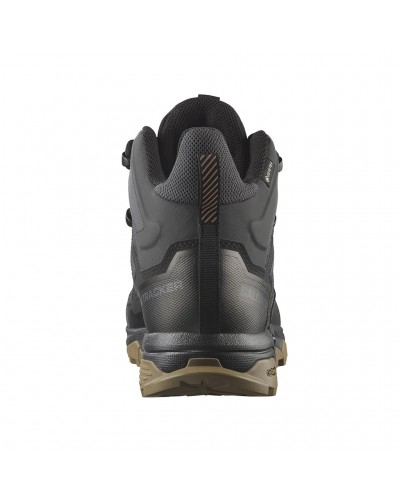 Salomon X Ultra Tracker GTX Gore-Tex Scarponi Trekking Unisex, Black/Asphalt/Coyote Brown