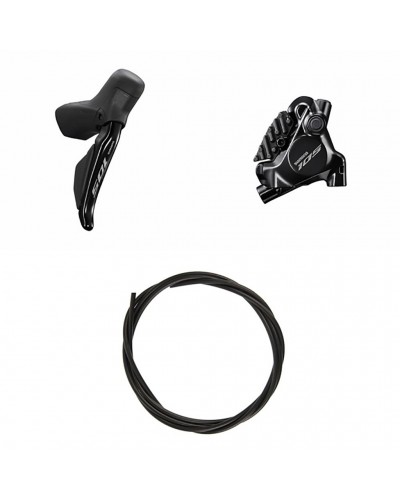 Shimano Kit Freno Disco Idraulico Posteriore Destro 105 Di2 ST-R7170 + BR-R7170 + Tubo 1700mm