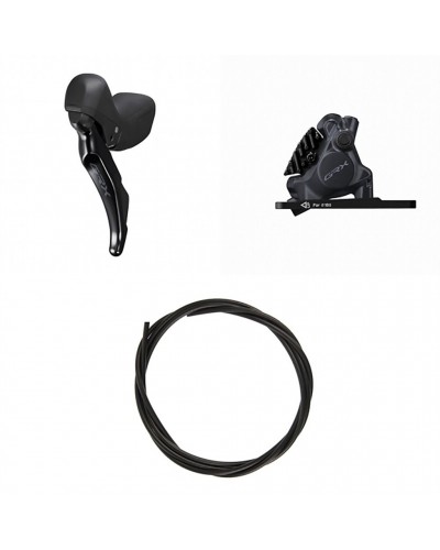 Shimano Kit Freno Disco Idraulico Anteriore Sinistro GRX ST-RX400 + BR-RX400 + Tubo 1000mm (Non Scatolato)