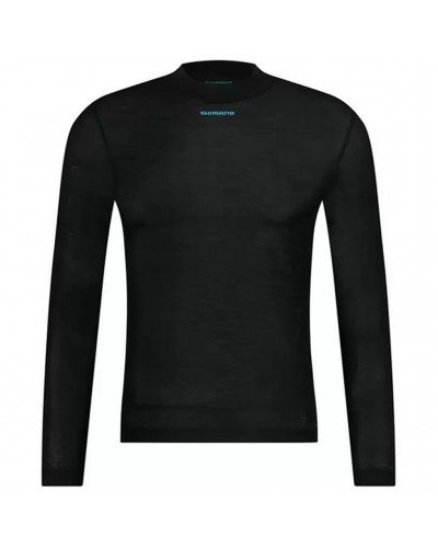 Shimano Vertex Maglia Intimo Maniche Lunghe Uomo Taglia M, Nero