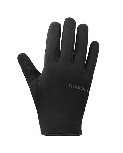Shimano Guanti Termici Leggeri Touchscreen Compatibili Donna Taglia M, Nero