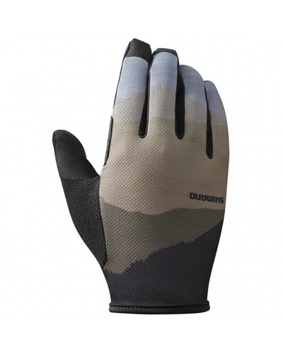 Shimano Trail Touchscreen Compatible MTB Gloves Size M, Light Brown
