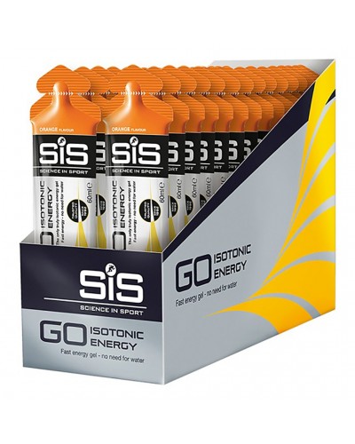 SIS GO Isotonic Energy Gel Orange Flavour, 60ml (30 gels box)