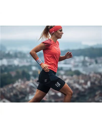 Compressport Under Control Quad Gambaletti per Quadricipidi, Nero