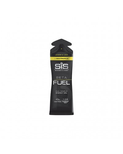 SIS Beta Fuel Energy Gel + Nootropics Lemon/Lime, 60ml (30 gels box)