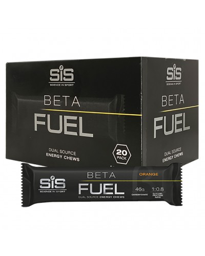 SIS Beta Fuel Caramelle Gommose Energetiche Gusto Arancia, 20 pz da 60gr