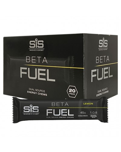 SIS Beta Fuel Chew Bar Lemon Flavour, 60gr (20 bars box)