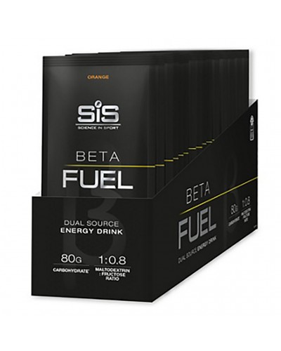 SIS Beta Fuel 80 Powder Energy Drink Orange Flavour, 82gr (15 sachets box)