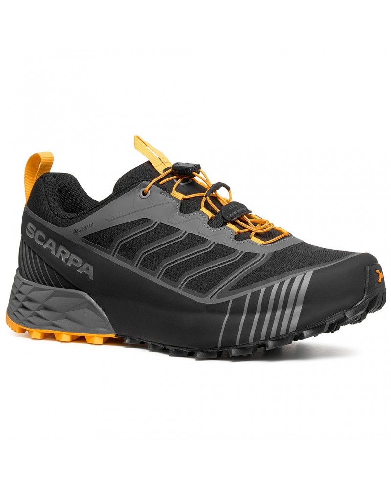 Scarpa Ribelle Run 2 GTX Gore-Tex Scarpe Trail Running Uomo, Dark Gray/Saffron