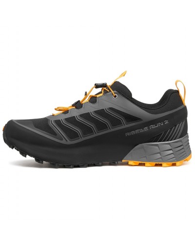 Scarpa Ribelle Run 2 GTX Gore-Tex Men's Trail Running Shoes, Dark Gray/Saffron