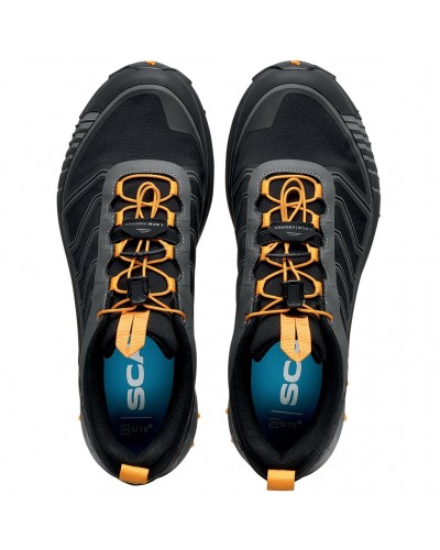 Scarpa Ribelle Run 2 GTX Gore-Tex Men's Trail Running Shoes, Dark Gray/Saffron