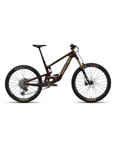 Santa Cruz Bronson 5 CC Mullet 27.5/29 Sram X0 Eagle AXS 12v, Root Beer
